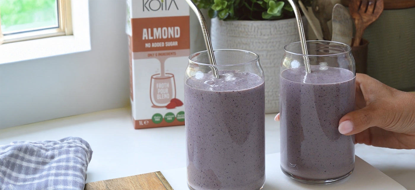 Blueberry Almond Protein Smoothie