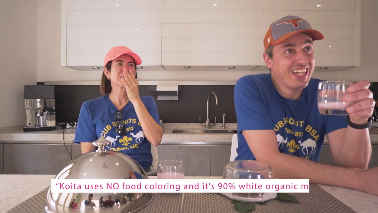 REAL STRAWBERRY MILK IS WHITE