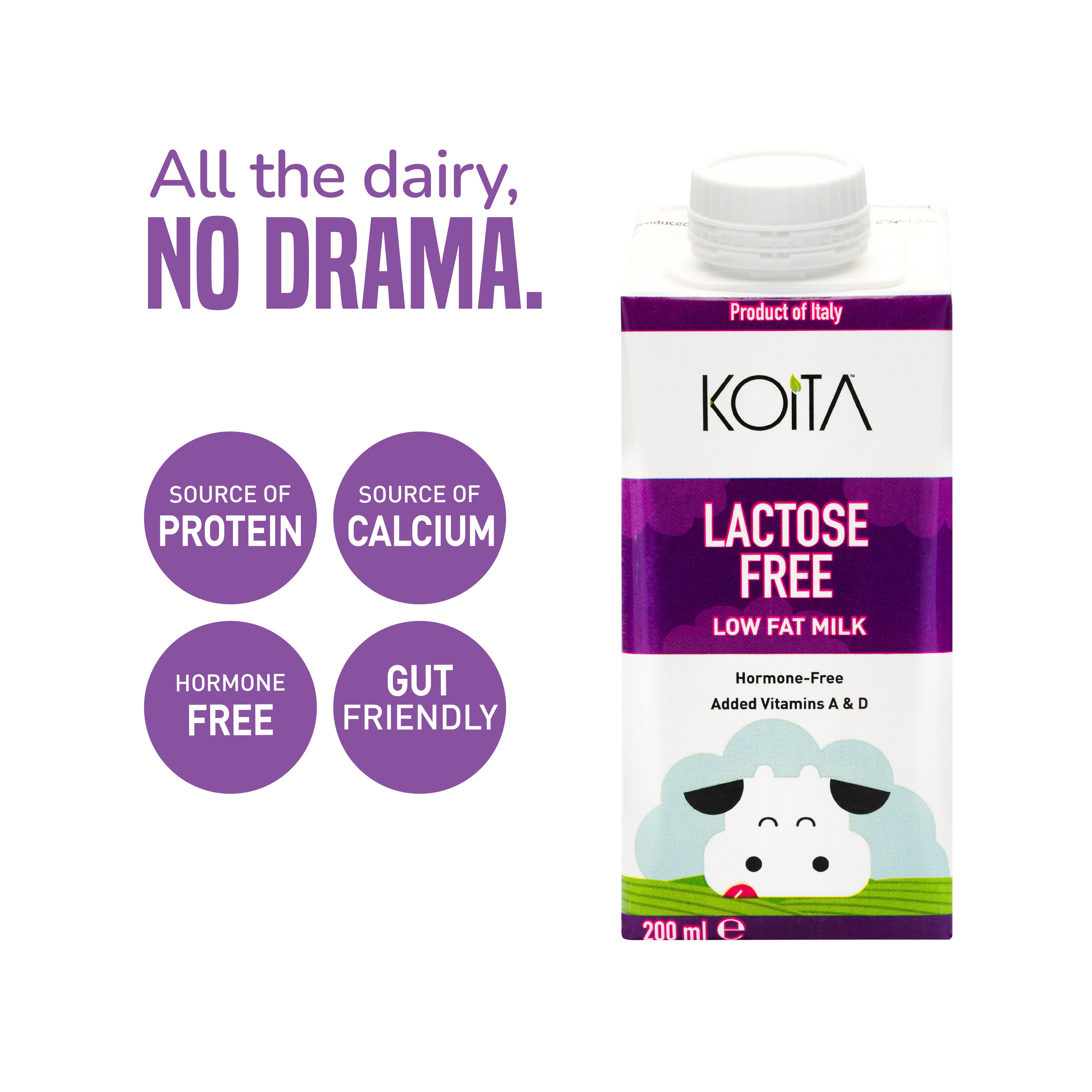 Lactose-Free Low Fat Milk 200ml