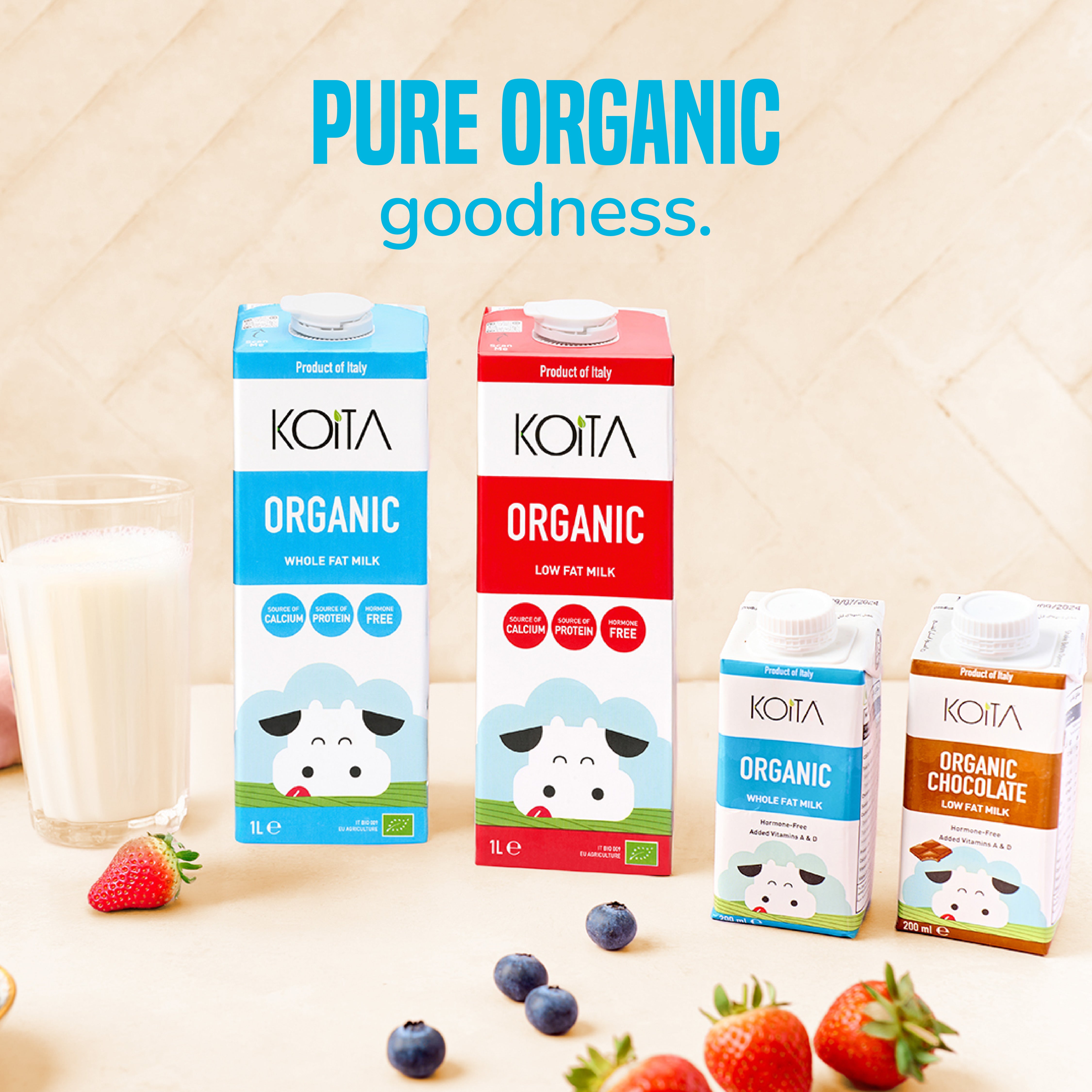 Organic Whole Fat Milk 200ML