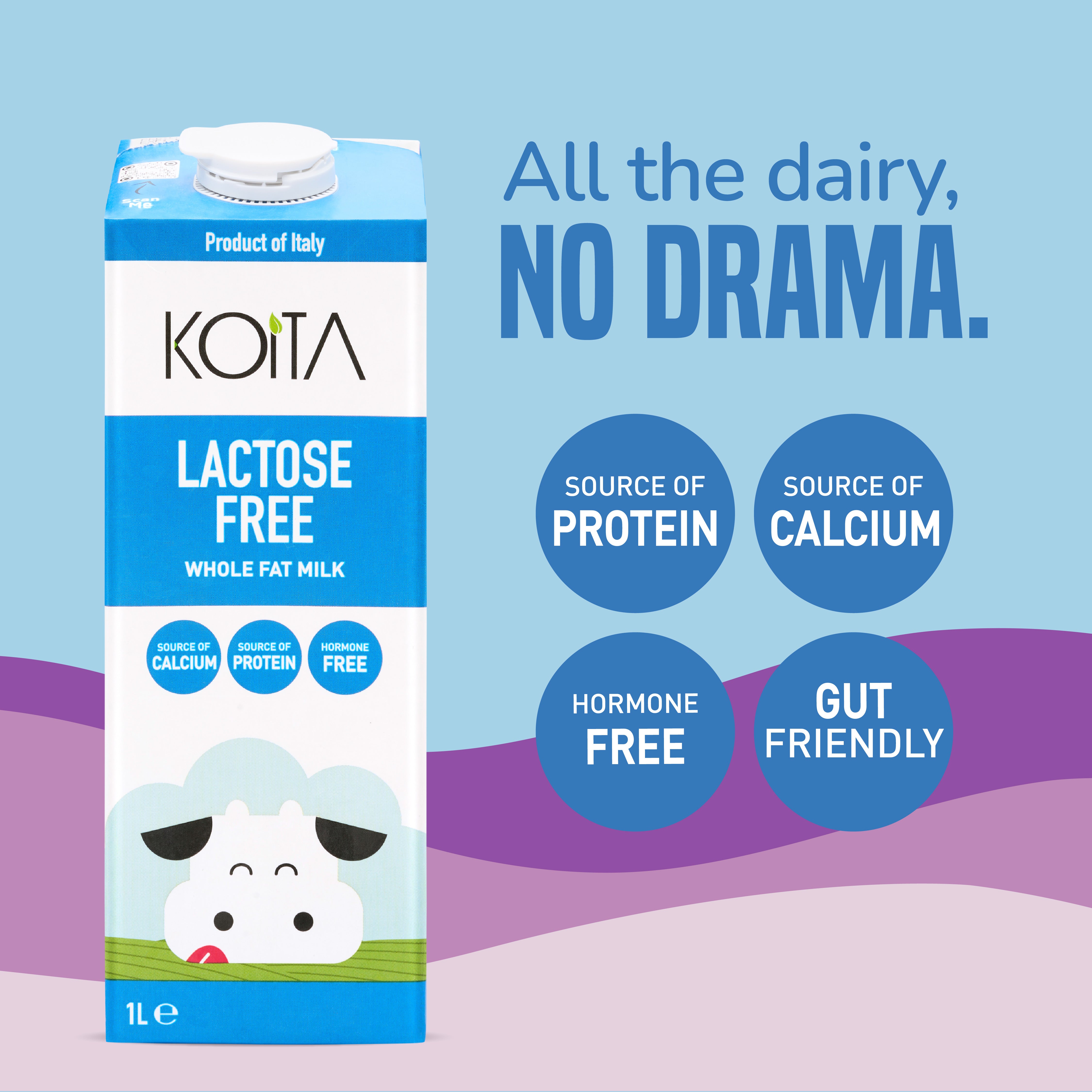 Lactose-Free Whole Fat Milk 1L