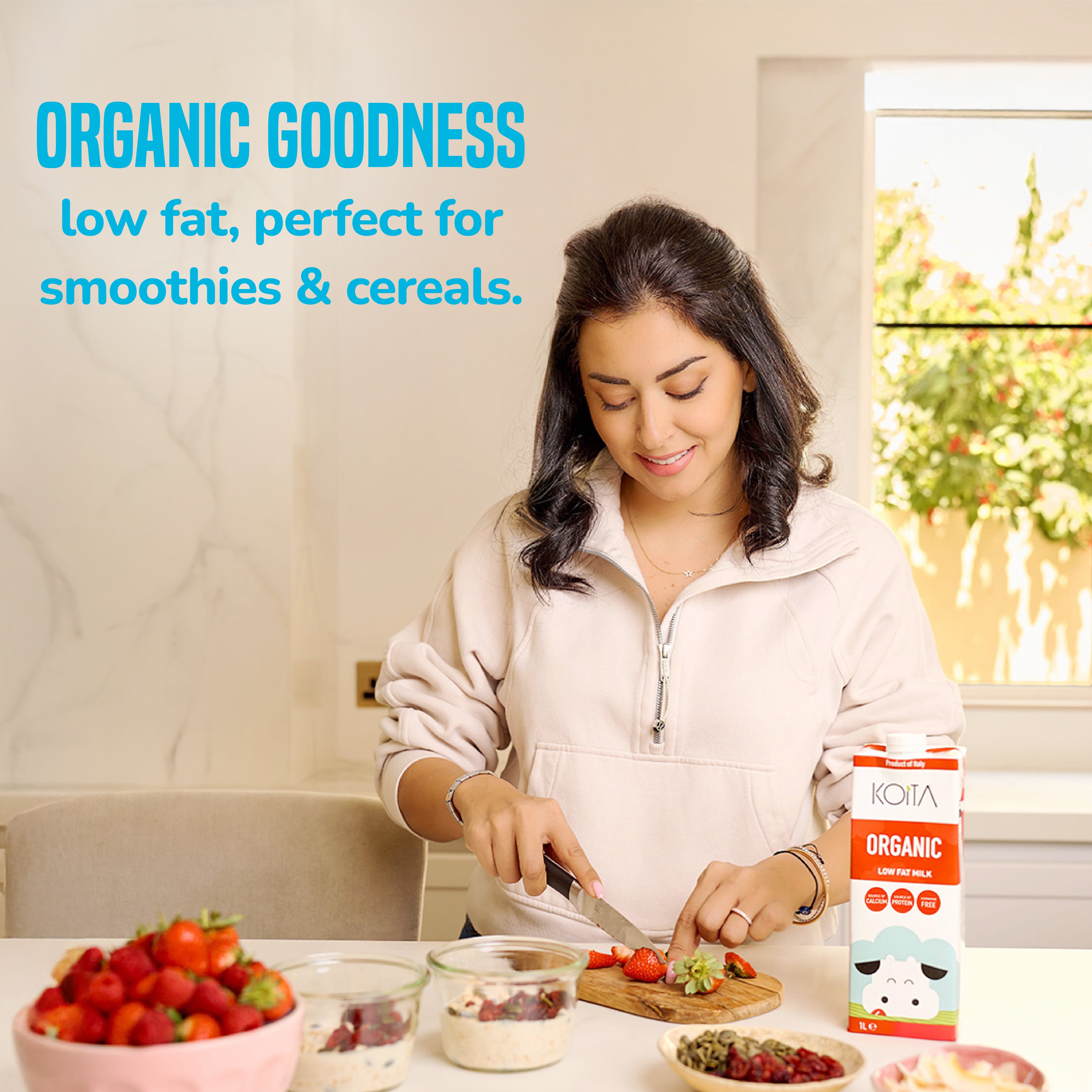 Organic Low Fat Milk 1L