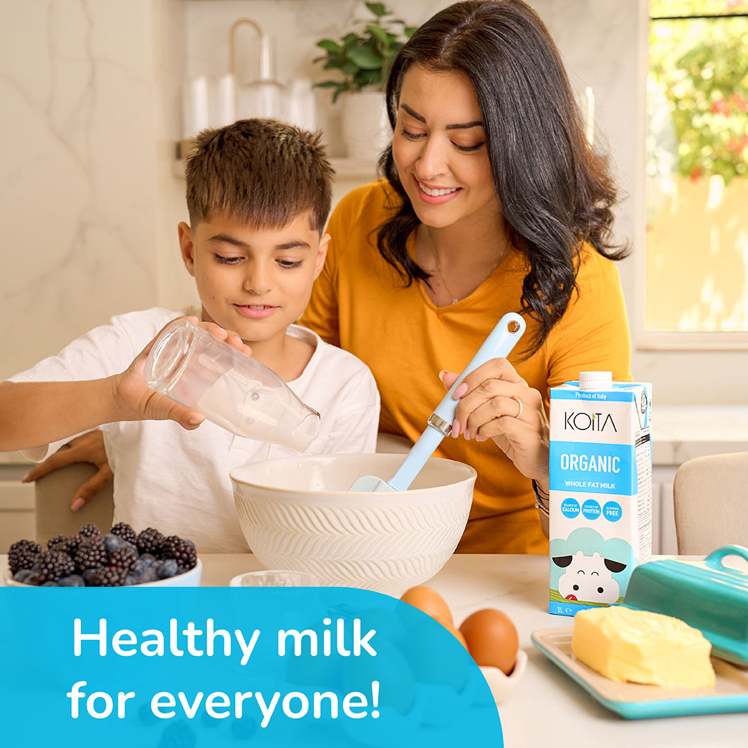 Organic Whole Fat Milk 1L