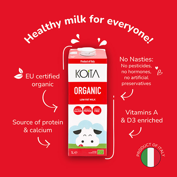 Organic Low Fat Milk 1L