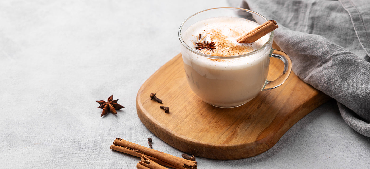 Spiced Warm Oat Milk Latte