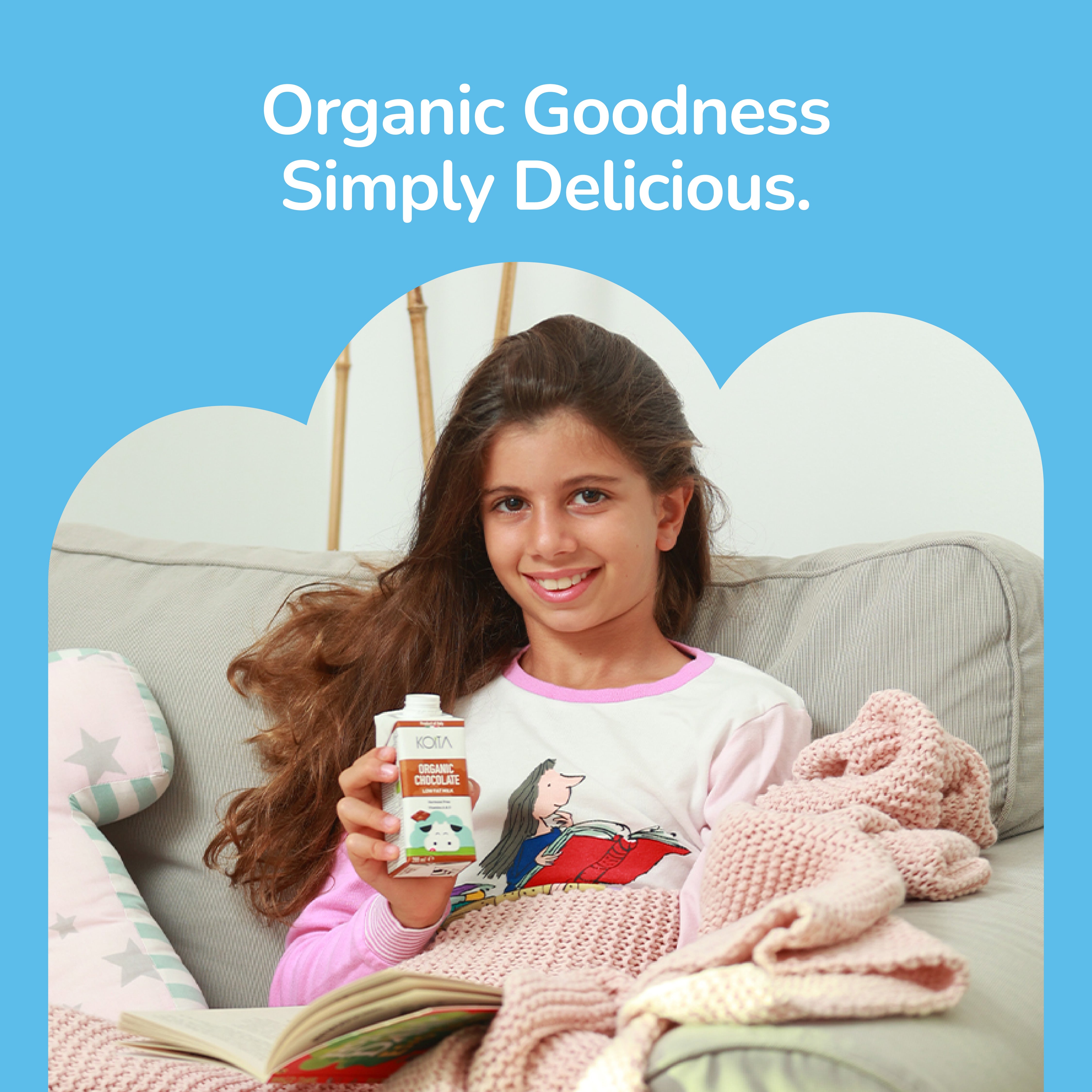 Organic Chocolate Low Fat Cow Milk 200ml