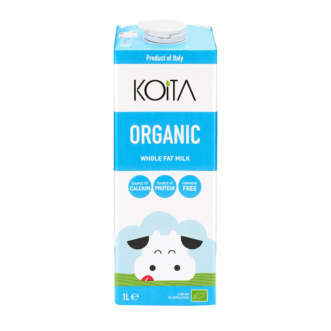 Organic Whole Fat Milk 1L